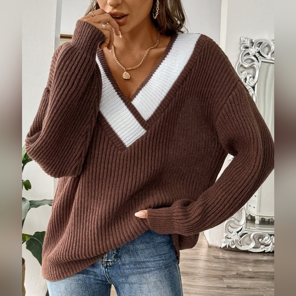 Mixed Melody Sweater - Brown - Picture 2 of 5